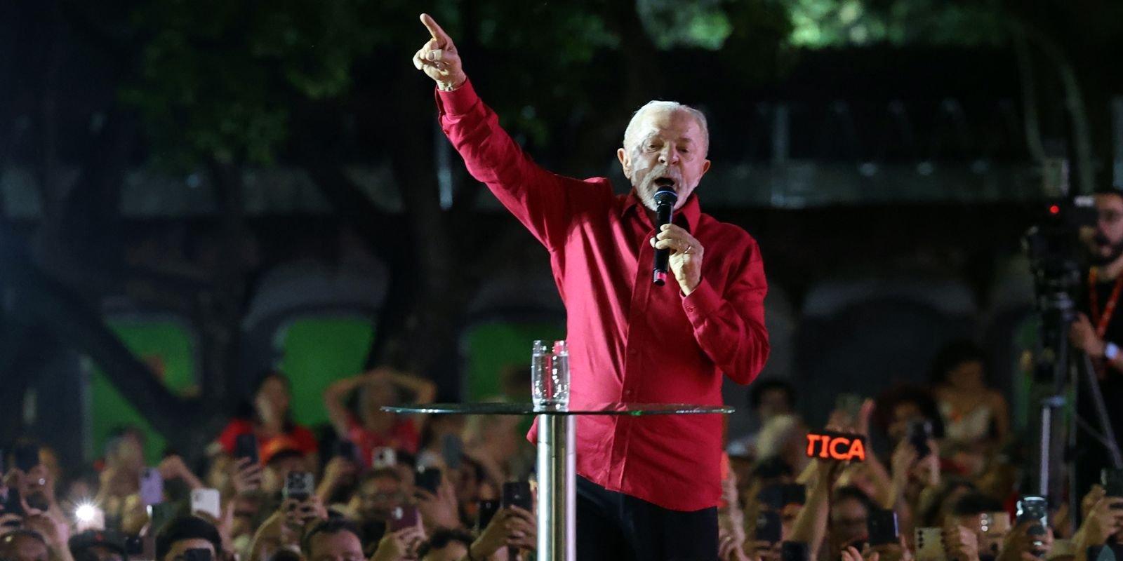 El presidente Luiz Inácio Lula da Silva durante un acto político en Ceilândia, Brasilia, el 16 de septiembre de 2026.