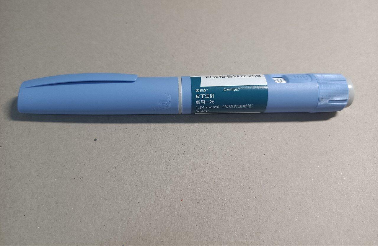 Pluma precargada de semaglutida de la marca Ozempic, fotografiada en 2023. Semavy, objeto de la decisión de la Anvisa, tiene el mismo principio activo.