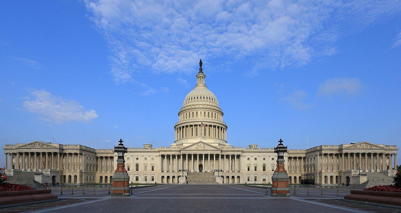 The east front of the United States Capitol in Washington, D.C., photographed in 2013.