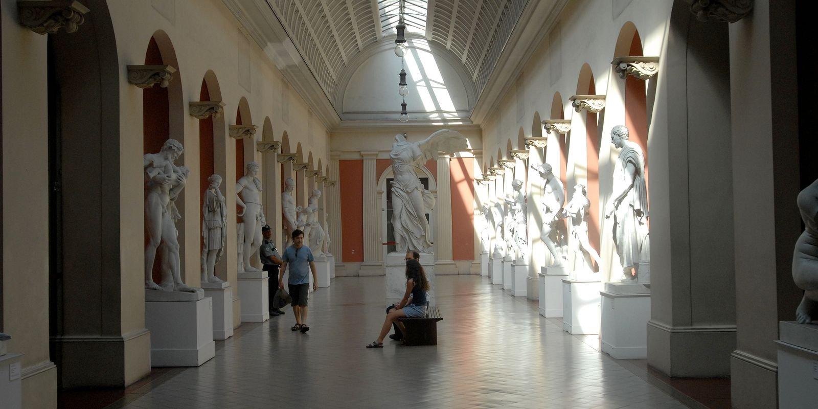 O Museu Nacional de Belas Artes, no Rio de Janeiro