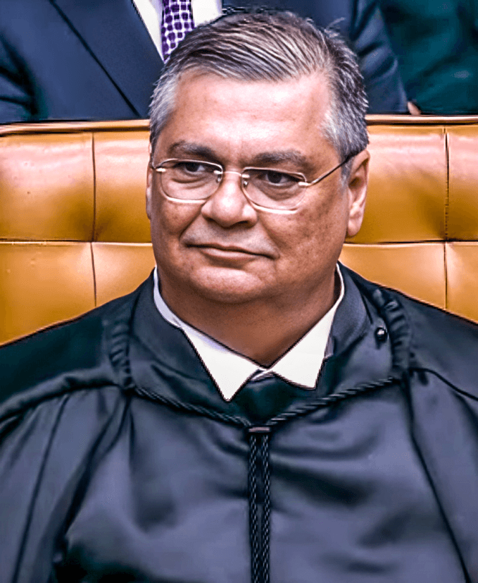 O ministro Flávio Dino em sua posse no Supremo Tribunal Federal, em fevereiro de 2024.