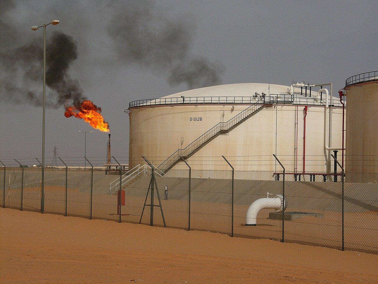 The El Sharara oil field in south-western Libya, operated in partnership with Spain's Repsol.