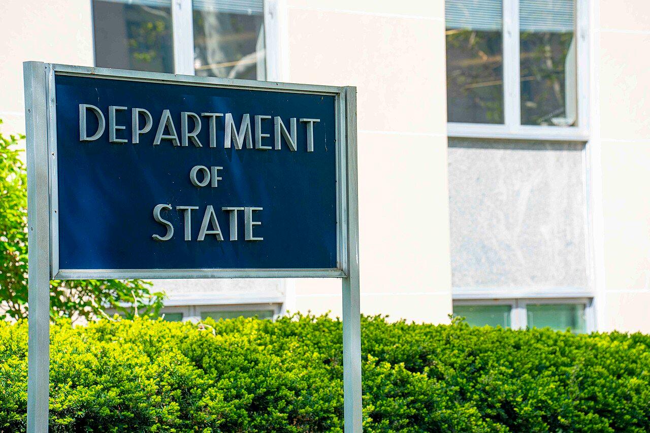 O edifício Harry S. Truman, sede do Departamento de Estado dos Estados Unidos, em Washington, em 2024.
