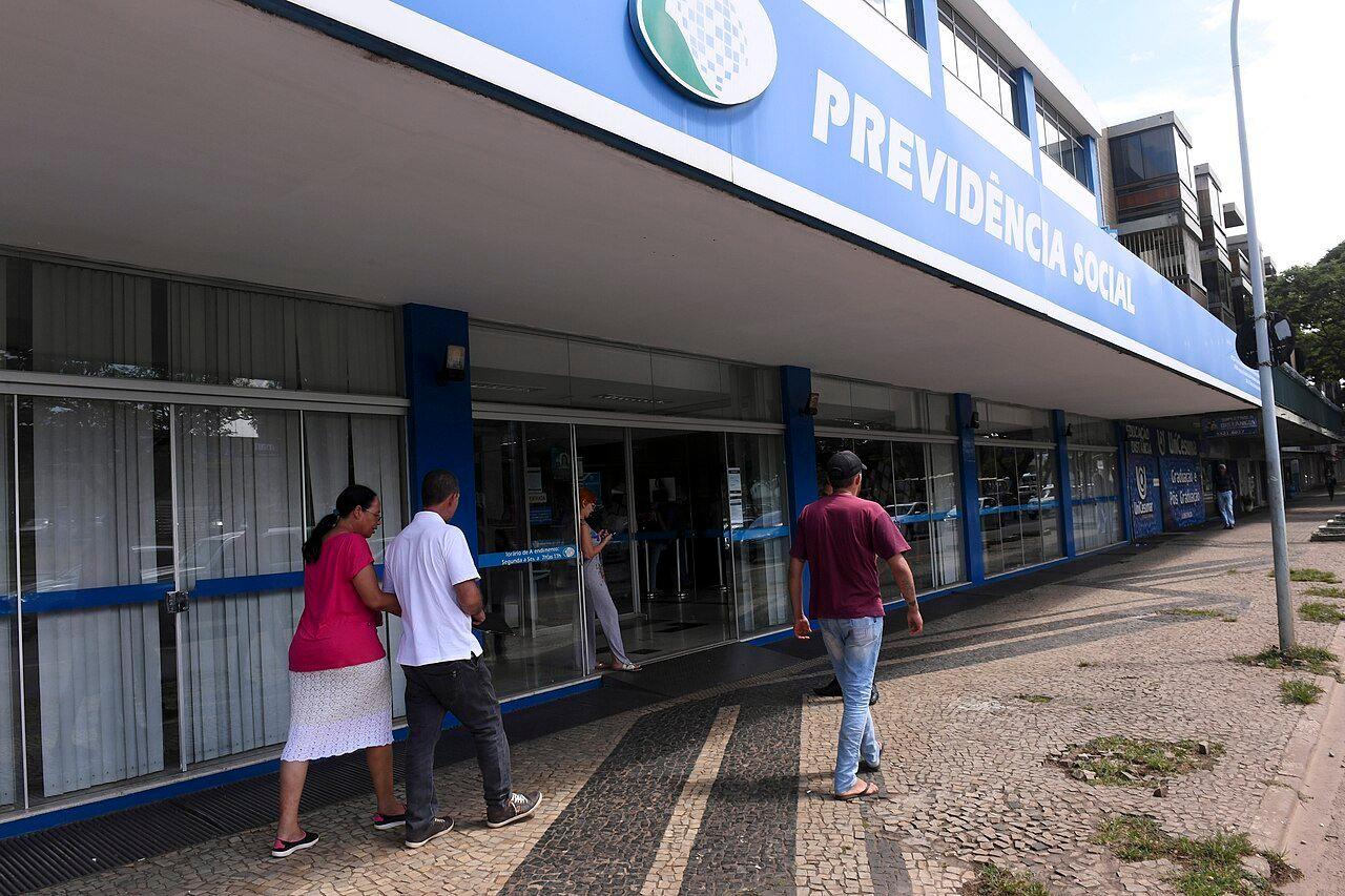 Fachada de uma agência do Instituto Nacional do Seguro Social (INSS), em 2019.