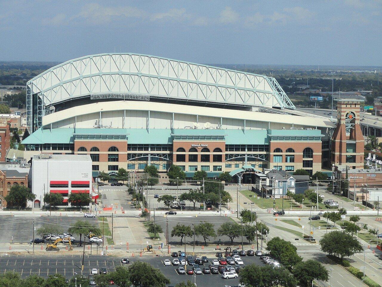 Minute Maid Park, the Houston Astros' ballpark, in 2012.