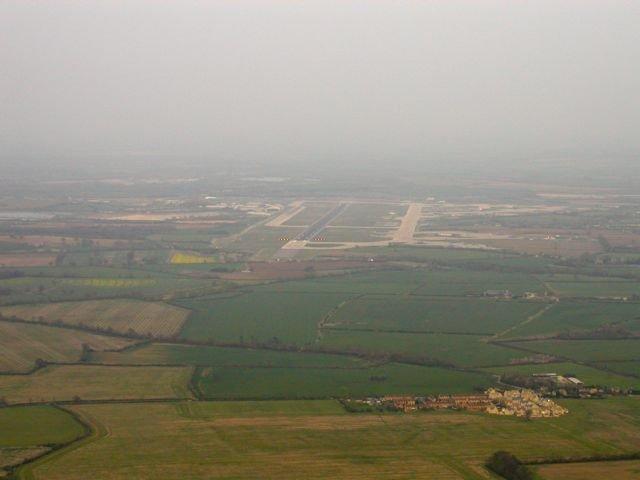 A base aérea de Fairford, em Gloucestershire, no oeste da Inglaterra, em foto de 2003.
