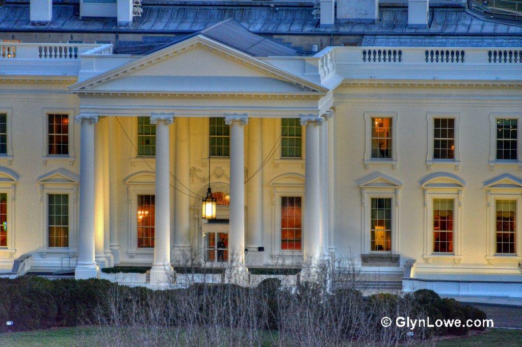 The north front of the White House in Washington, D.C., in 2013. The current advertising campaign is being paid for out of federal funds.