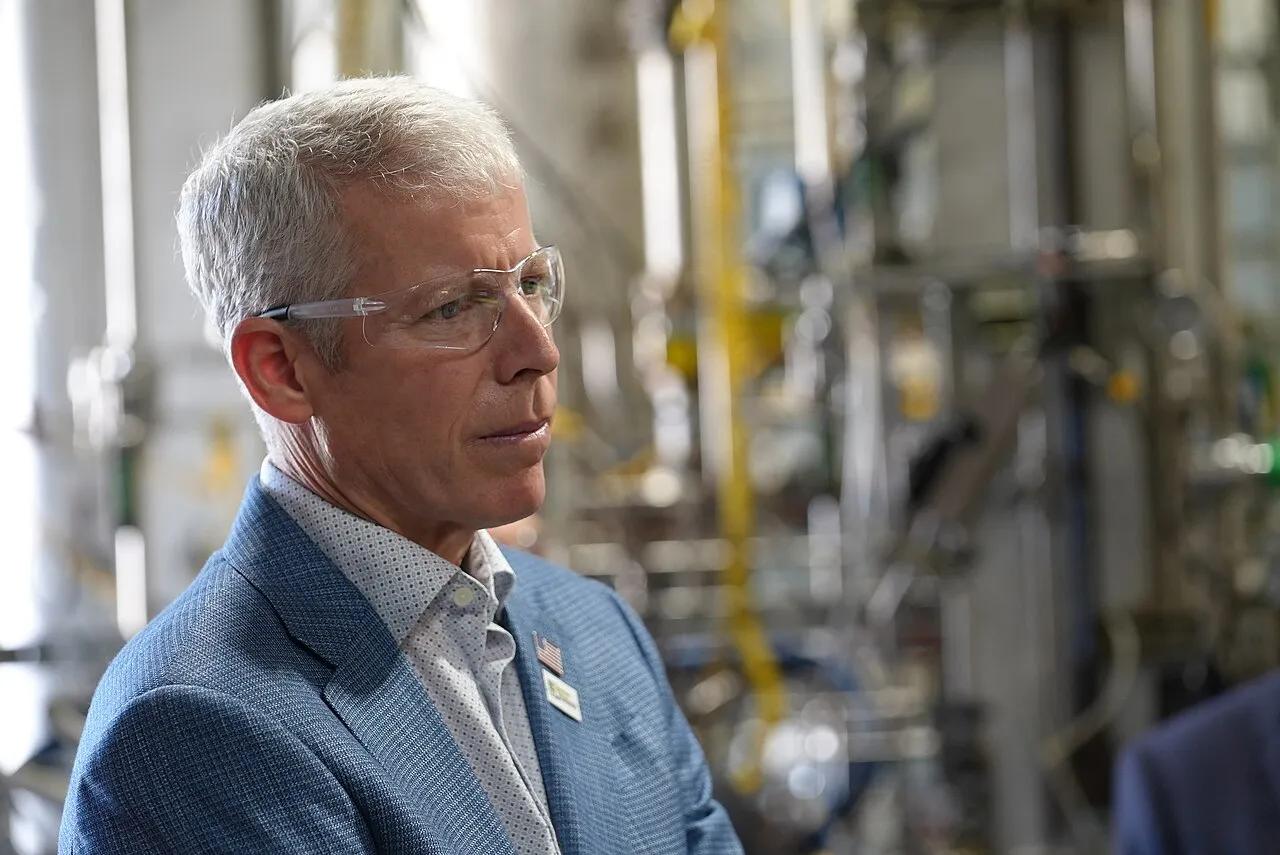 Energy Secretary Chris Wright during a visit to the National Energy Technology Laboratory and the Longview power plant in June 2025.