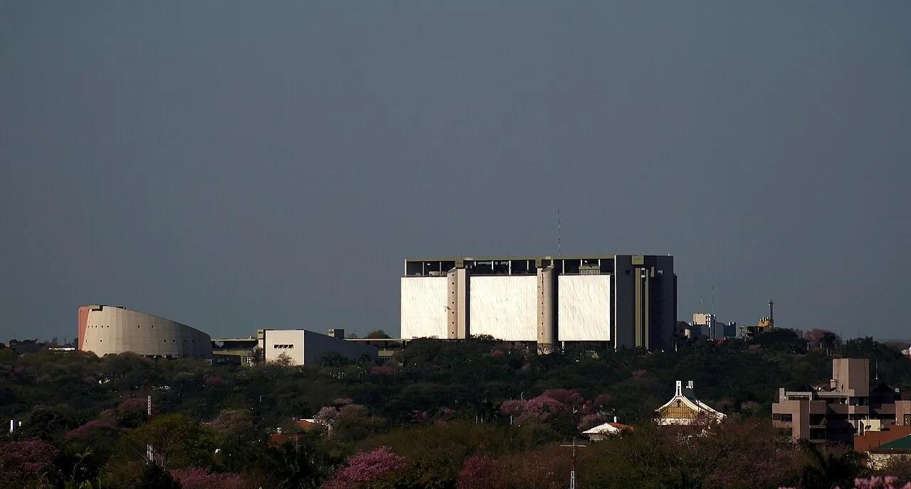 O edifício do Banco Central del Paraguay, em Assunção, em imagem de 2009.