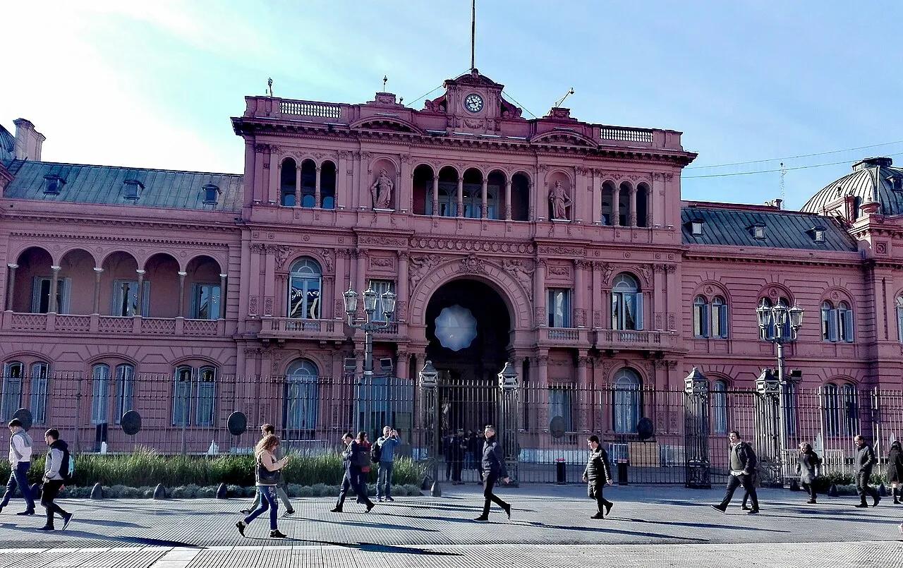 The Casa Rosada, seat of Argentina's government, in Buenos Aires, in 2019.