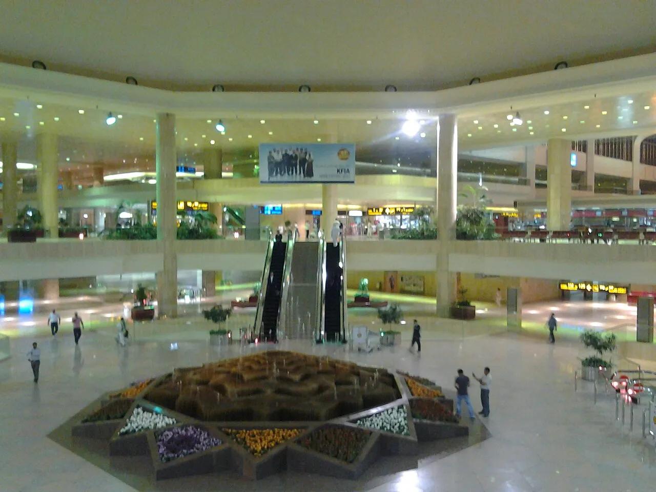 O Aeroporto Internacional King Fahd, em Dammam, na Arábia Saudita, em 2012.