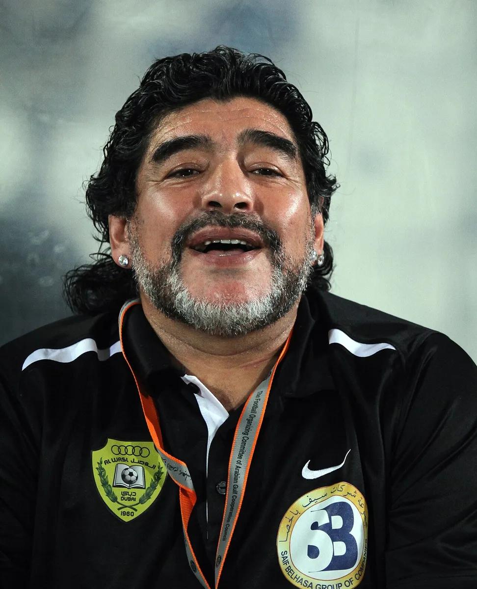Diego Maradona in May 2012, when he coached Al Wasl, in Doha. He died on 25 November 2020 at a house in Tigre, in Buenos Aires province.