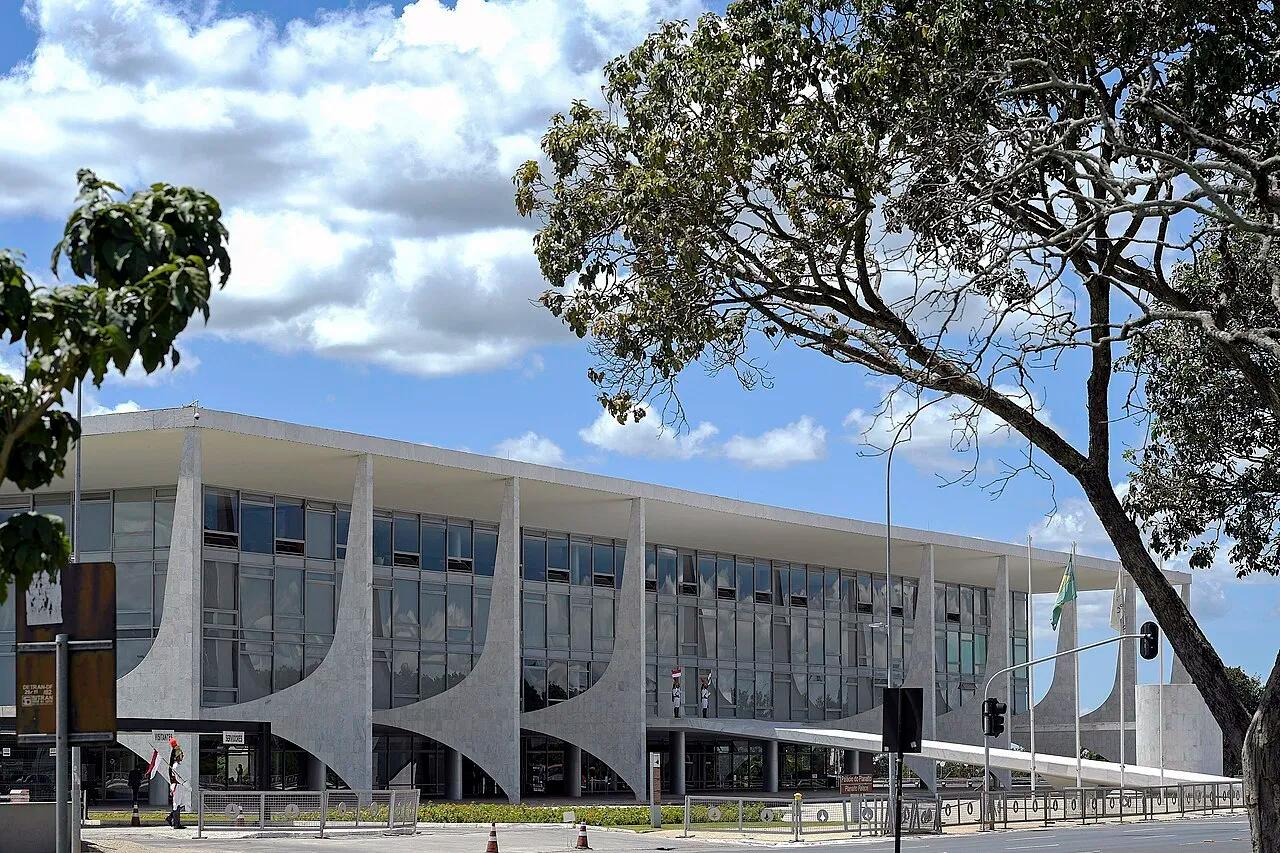 A fachada do Palácio do Planalto, em Brasília, onde a lei foi sancionada, em foto de 2020.