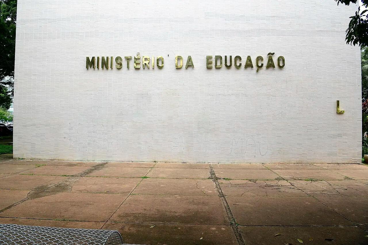 A sede do Ministério da Educação, na Esplanada dos Ministérios, em Brasília, em janeiro de 2023.