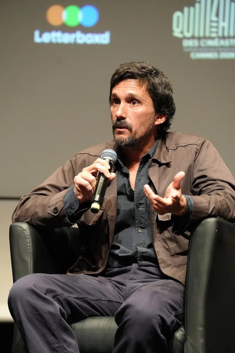 El director argentino Lisandro Alonso en la presentación de "La libertad doble" en el Festival de Cannes, en mayo de 2026.