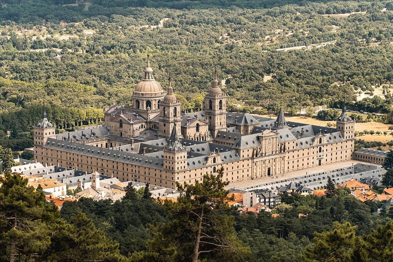 The Royal Monastery of San Lorenzo de El Escorial, about 45 kilometres north-west of Madrid, in 2018.