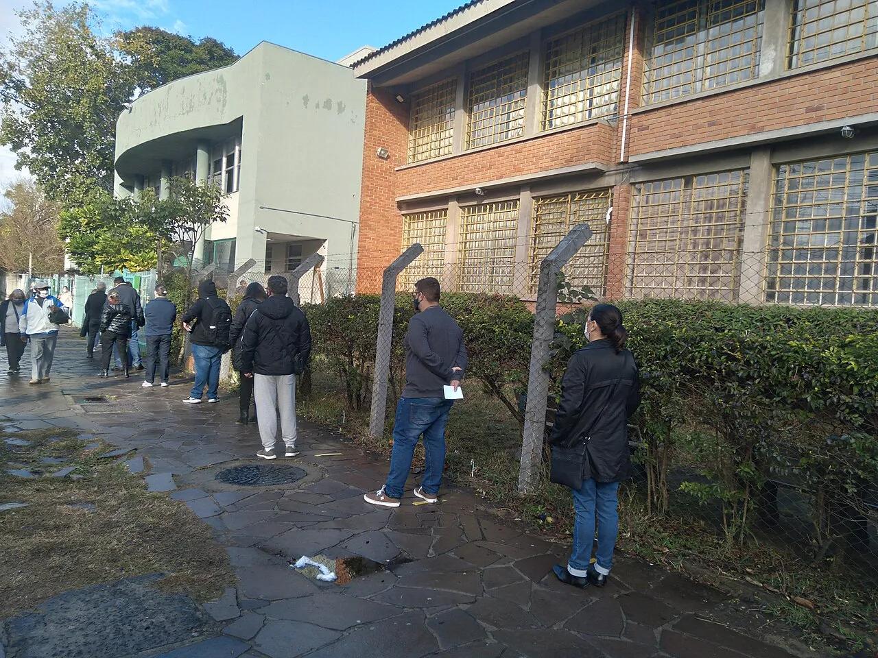 A Unidade Básica de Saúde Santa Cecília, em Porto Alegre, em 2021: é na atenção básica que a coleta do teste de HPV é feita.