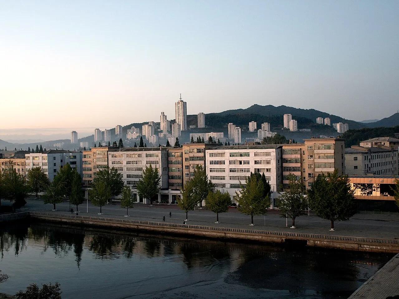 La ciudad portuaria de Wonsan, en la costa este de Corea del Norte, fotografiada en 2008.