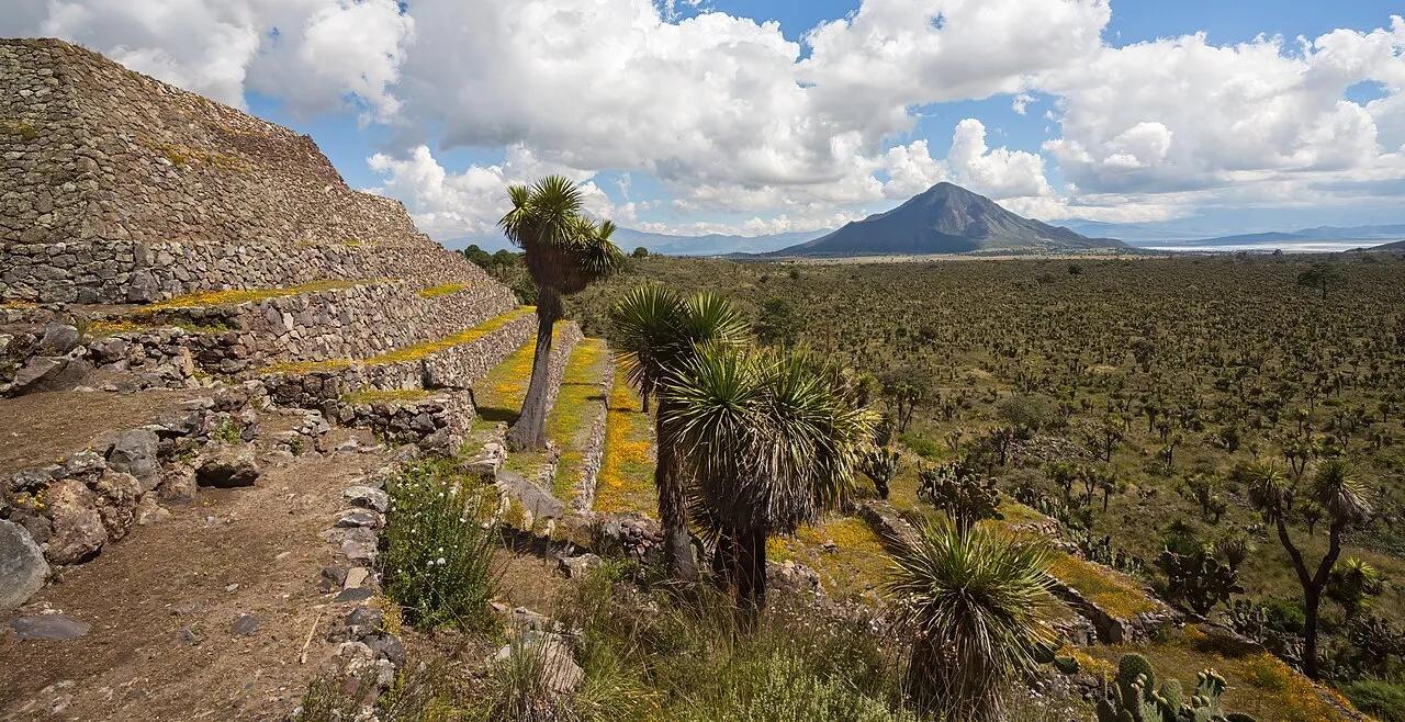 The Cantona archaeological zone, in eastern Puebla, photographed in 2013. Cantona is one of the cities whose rise coincided with the decline of Tetelihtic, the site where the solar observatory was confirmed.