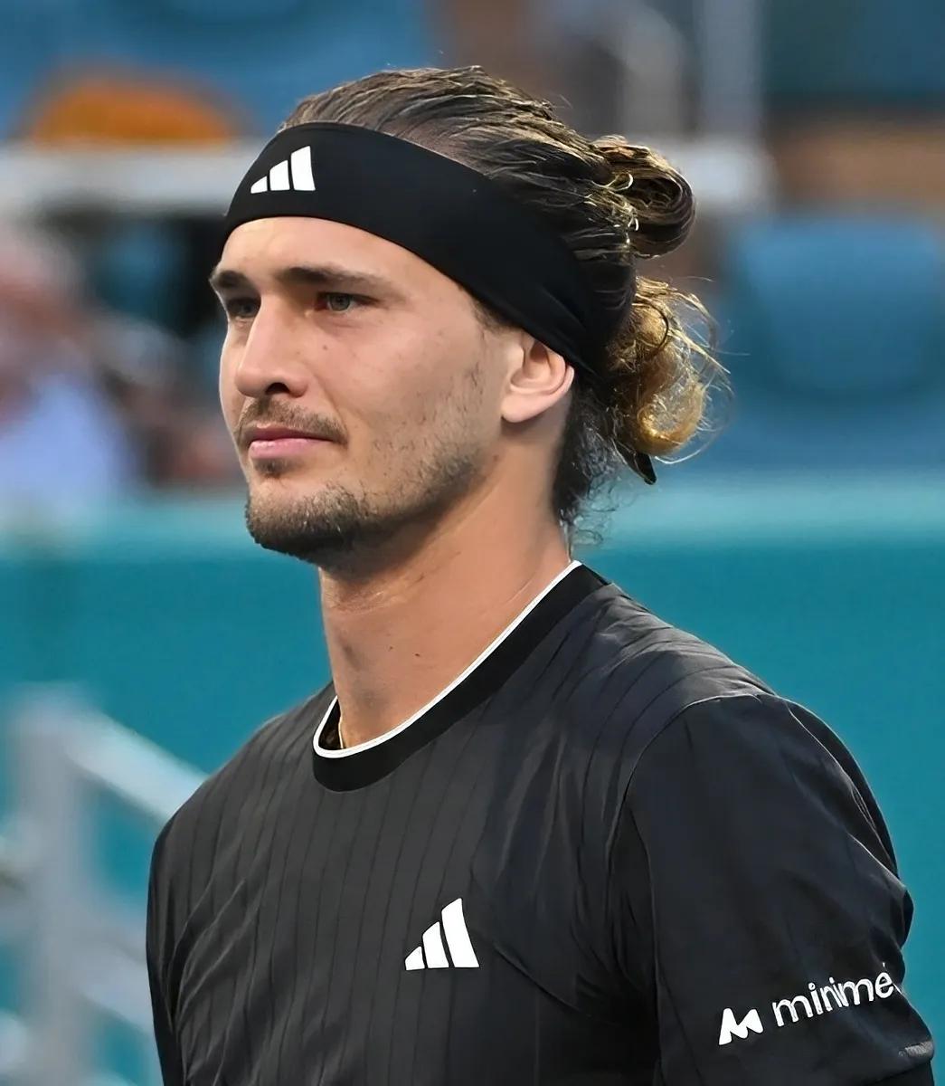 Alexander Zverev antes de uma partida no Miami Open de 2026.