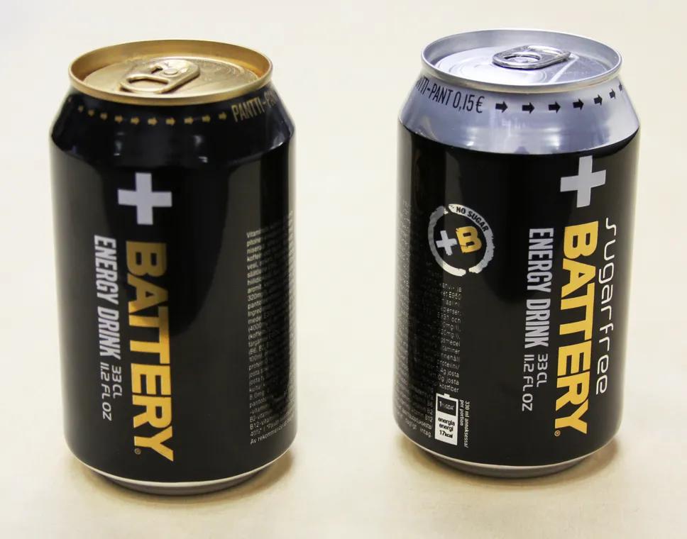 Latas de bebidas energéticas, em uma fotografia de 2012. A proibição cubana atinge apenas as versões que levam álcool, não as energéticas sem álcool.