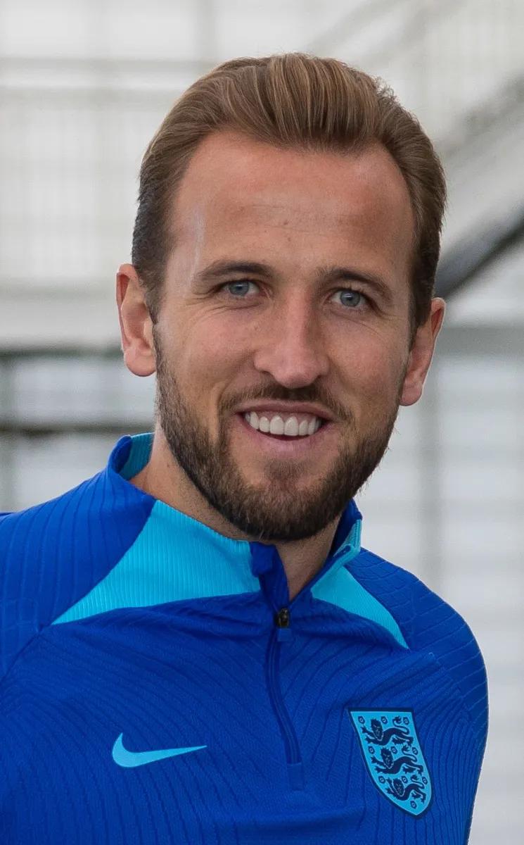 Harry Kane no centro de treinamento da seleção inglesa, em St. George's Park, em outubro de 2023.
