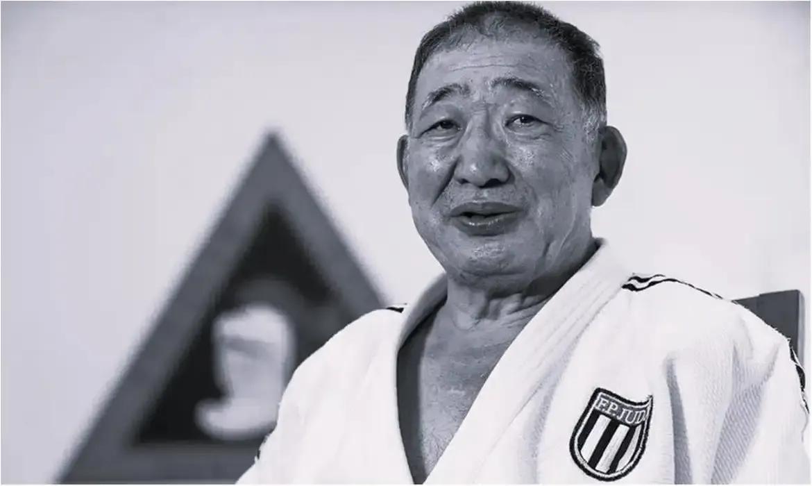 Chiaki Ishii, the first Olympic medallist in Brazilian judo, in a photograph released by the Brazilian Judo Confederation.