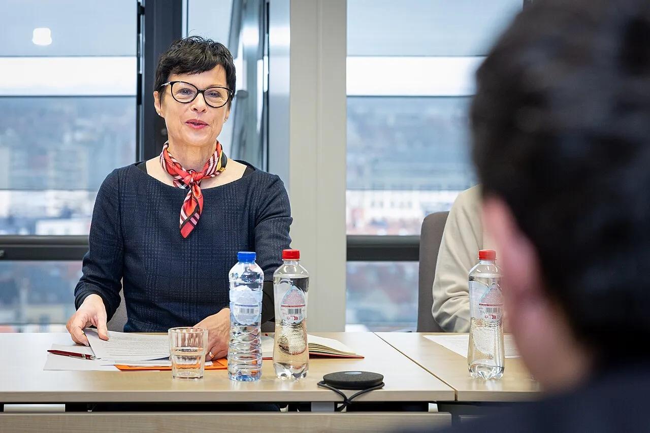 European Commissioner for Enlargement Marta Kos, in an official portrait from December 2024.